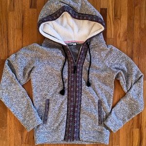 American Eagle zip up hooded jacket size small EUC